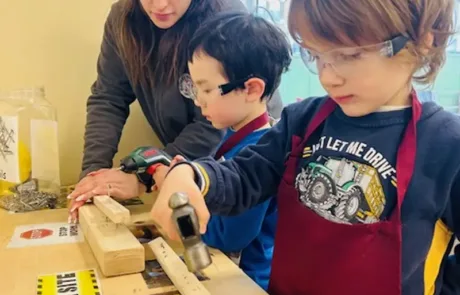 Woodworking sessions at Monkey Puzzle Day Nursery and Preschool in Muswell Hill