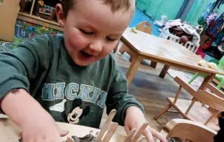 Using clay for arts and craft activities